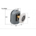 Shower Door Roller - Single Top - S04